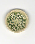 Pottery Dish Bowl - Queen Anne's Lace