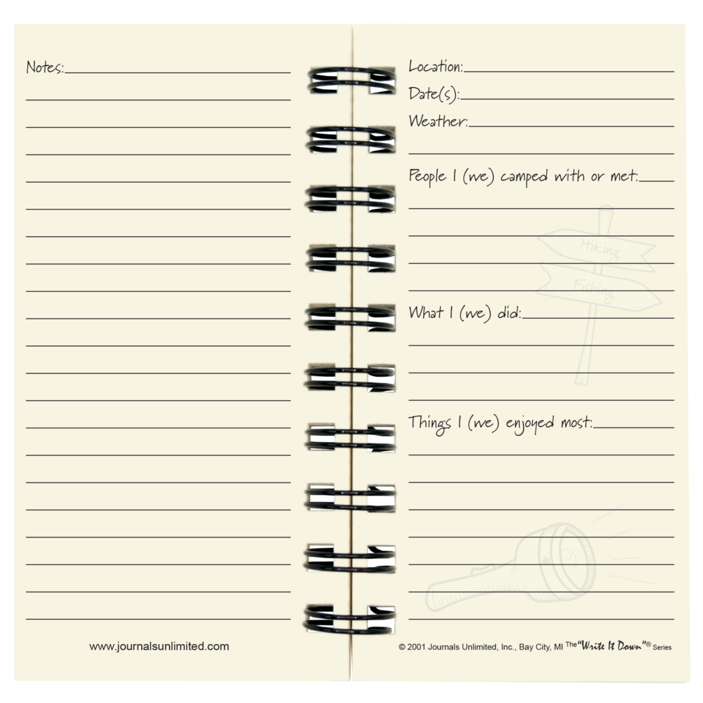 Mini - Camping Journal (Kraft)