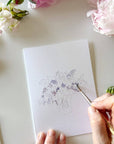 Bouquets Paintable Notecards
