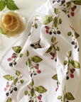 Blackberry tea towel