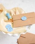 Wax seal stamp and wax stick set