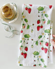 Strawberry tea towel