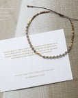 Smoky Quartz Healing Gemstone Stacking Bracelet