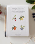 Fruit paintable notecards