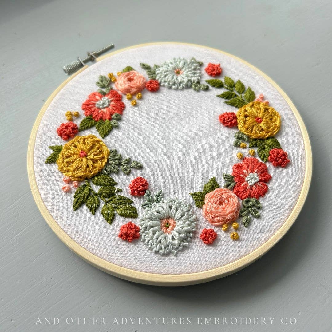 Hand Embroidery Kit - Camelot in Sun Drenched