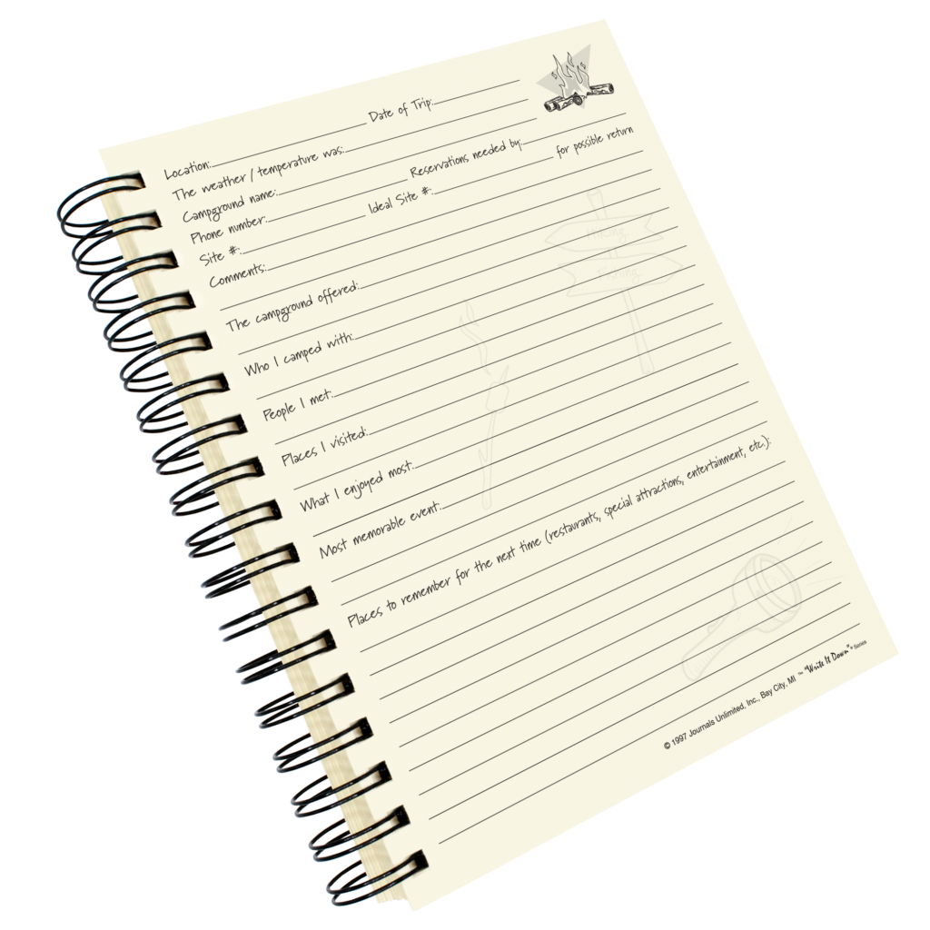 Camping Journal - Glamping (Kraft)
