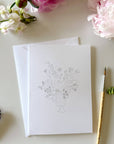 Bouquets Paintable Notecards
