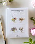 Bouquets Paintable Notecards