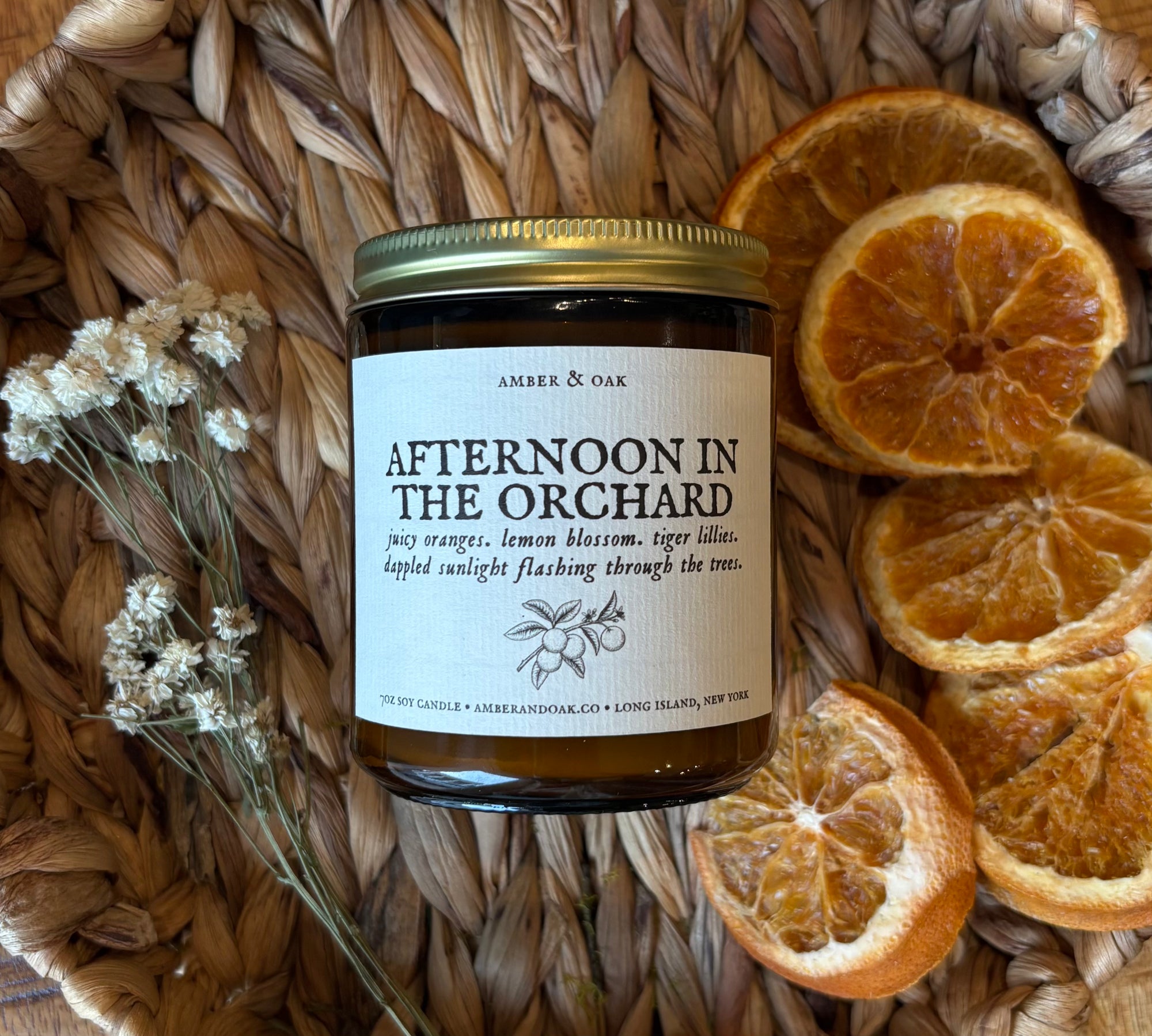 Amber &amp; Oak Candles