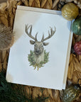 Set of 8/Handpainted Notecards/Holiday Designs