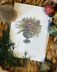 Set of 8/Handpainted Notecards/Holiday Designs
