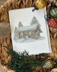 Set of 8/Handpainted Notecards/Holiday Designs