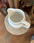 White Farmhouse Pitcher