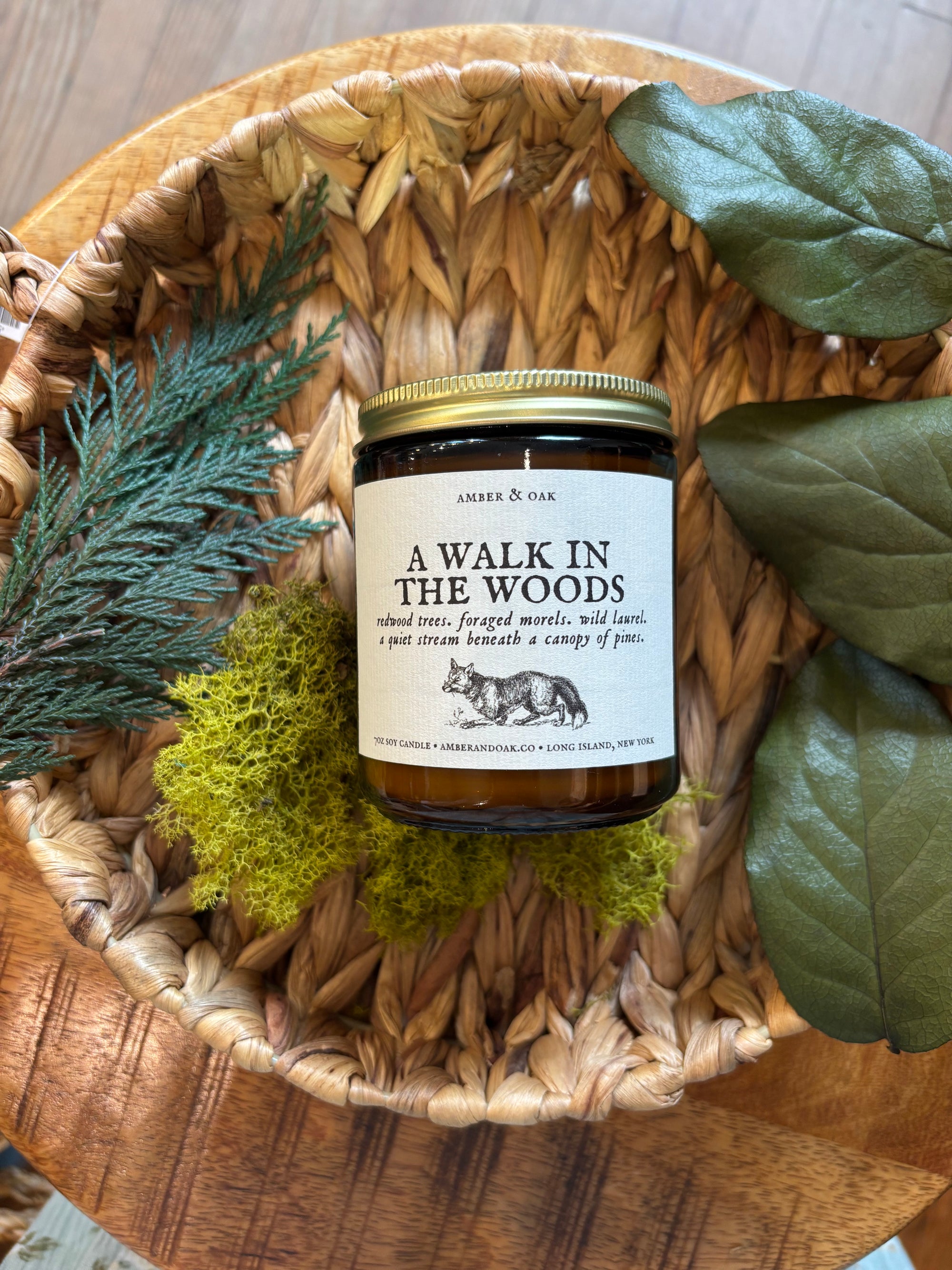 Amber &amp; Oak Candles