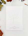 Fall leaves paintable notecards