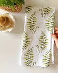 Fern cotton flour sack tea towel