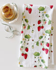 Strawberry tea towel