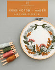 Hand Embroidery Kit - Kensington in Amber