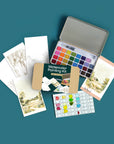 English Countryside watercolor painting kit