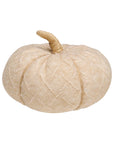 Medium Tan Diamond Fall Fabric Pumpkin