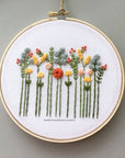 Beginner Embroidery Kit - Wildflowers Indian Summer