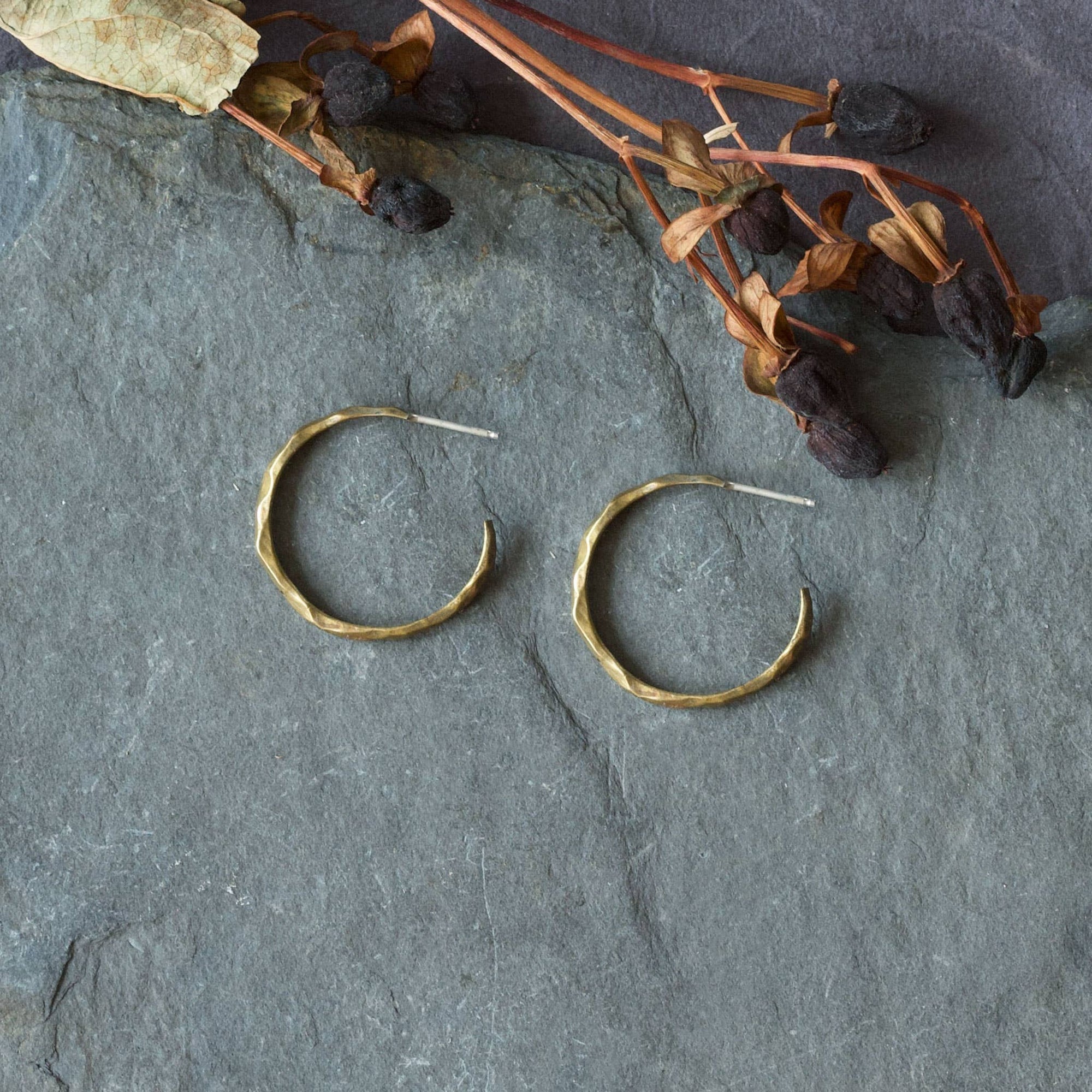 Medium Weathered Stone Hoops