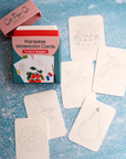 Paintable Watercolor Card Deck - Fruits and Veggies