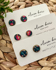 Pretty Little Things Studs - Evening Floral