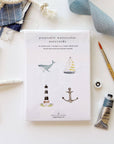 Seaside paintable notecard