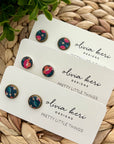 Pretty Little Things Studs - Evening Floral