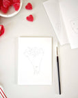 Love sweet love paintable notecard