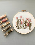Hand Embroidery Kit - Meadow in Blush & Olive