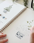 Classic christmas watercolor workbook