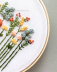 Beginner Embroidery Kit - Wildflowers Indian Summer
