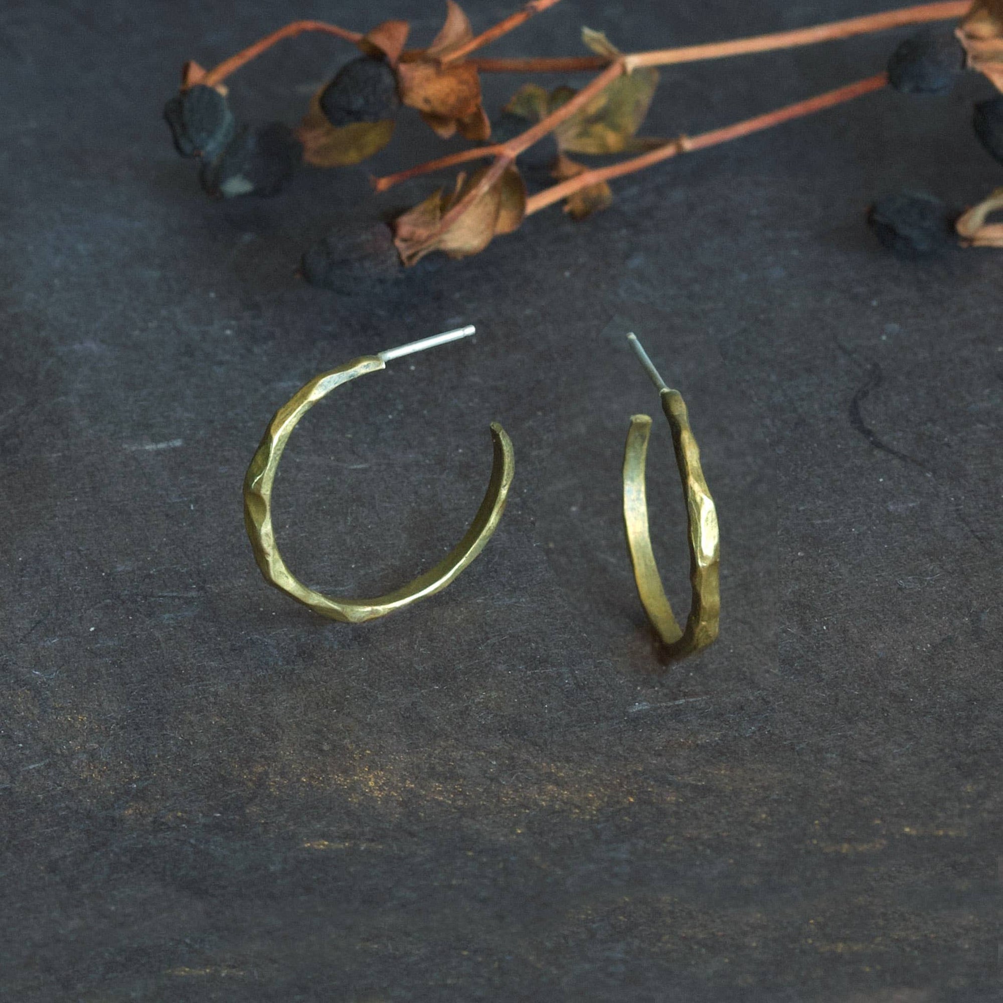 Medium Weathered Stone Hoops