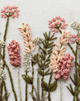 Hand Embroidery Kit - Meadow in Blush & Olive
