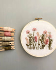 Hand Embroidery Kit - Meadow in Blush & Olive