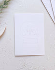 Christmas cheer paintable watercolor notecard set